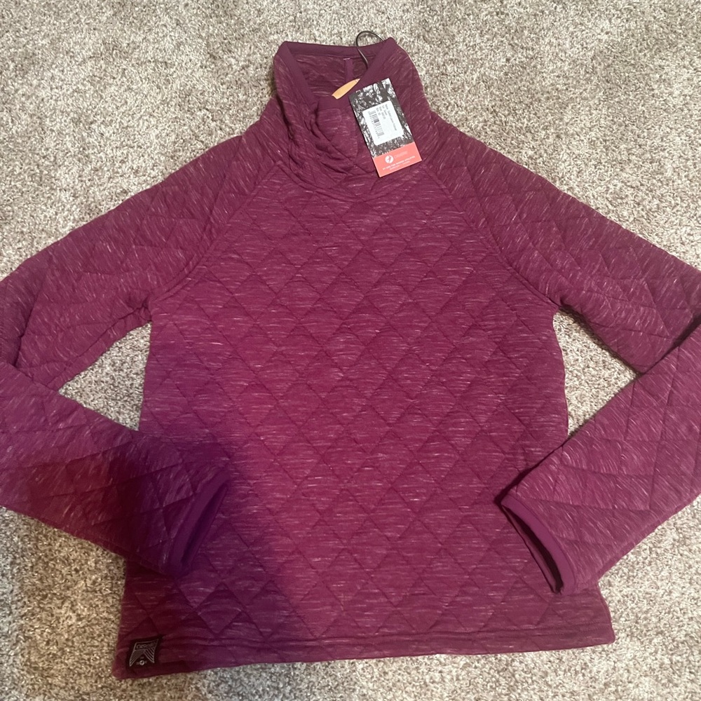 Oiselle Quilted Lauren Pullover XS New with Tags